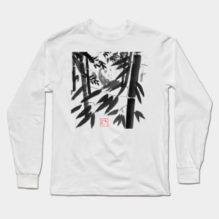 panda in the forest Long Sleeve T-Shirt